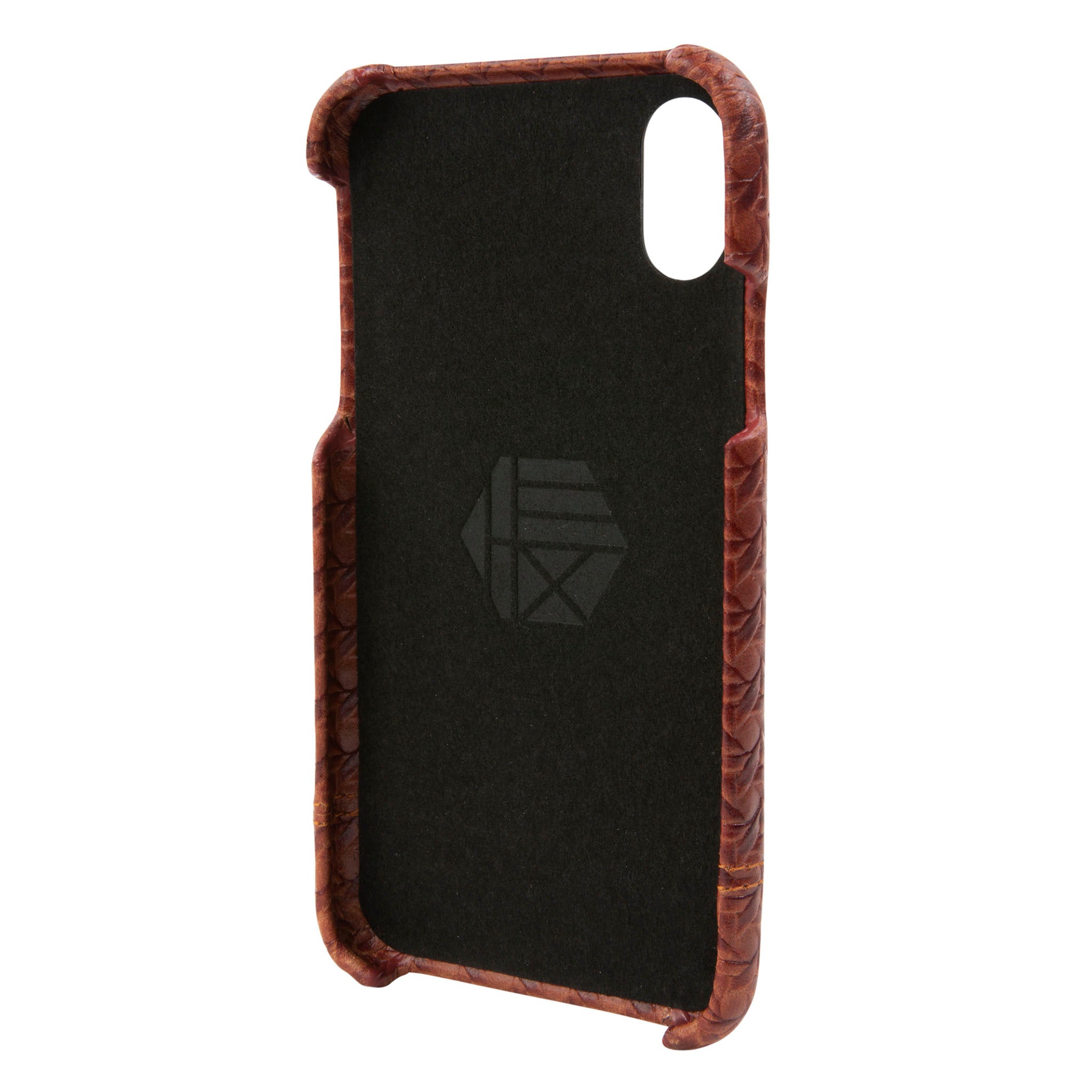 Wicker Leather Shield Wallet for iPhone Xs