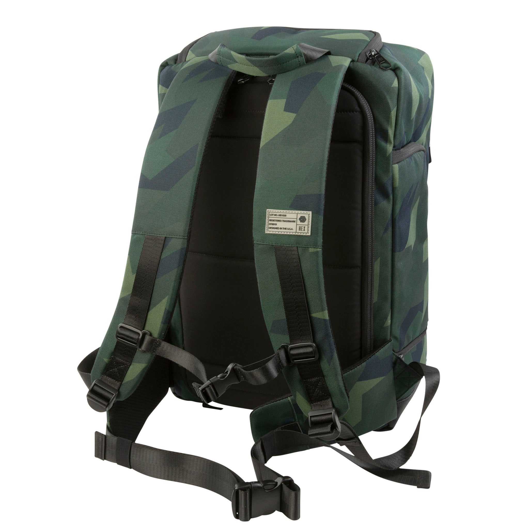 camo green backpack