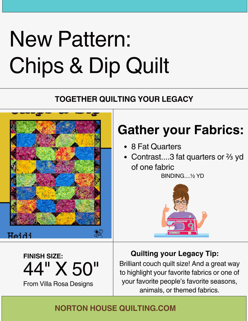 Chips & Dip Quilt Pattern Villa Rosa Designs