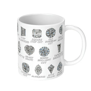 Diamond Shapes with Names Coffee Mugs - Lauren Sigman Collection