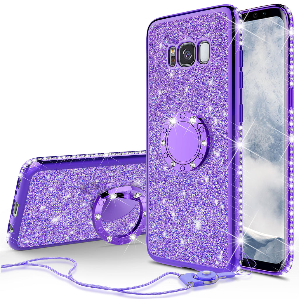Samsung Galaxy S8 Case Sm G950 Case Glitter Cute Phone Case Girls Wi Spy Phone Cases And Accessories
