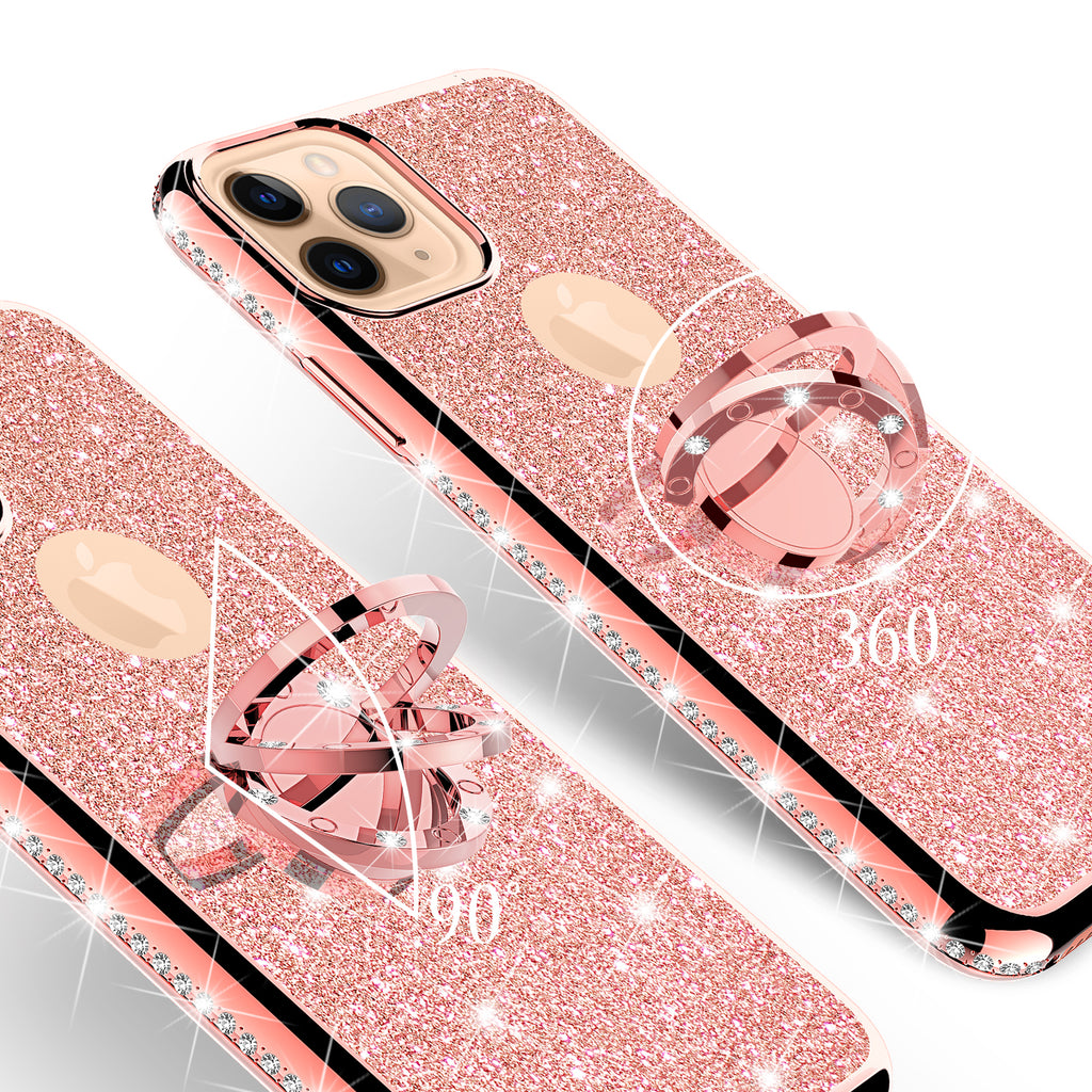 Apple Iphone 11 Case Glitter Cute Phone Case Girls With Kickstand Bli Spy Phone Cases And Accessories