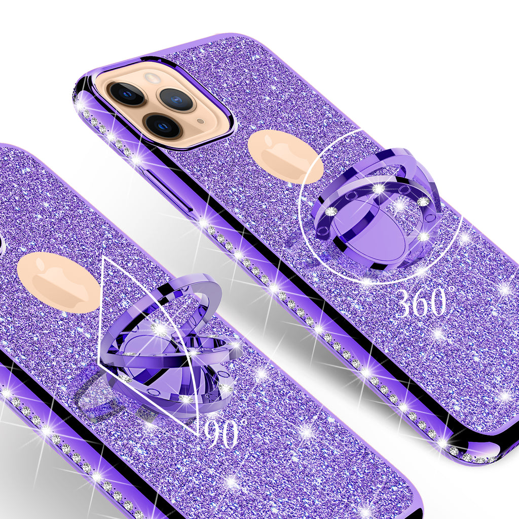 Apple Iphone 11 Pro Case Glitter Cute Phone Case Girls With Kickstand Coverlab 