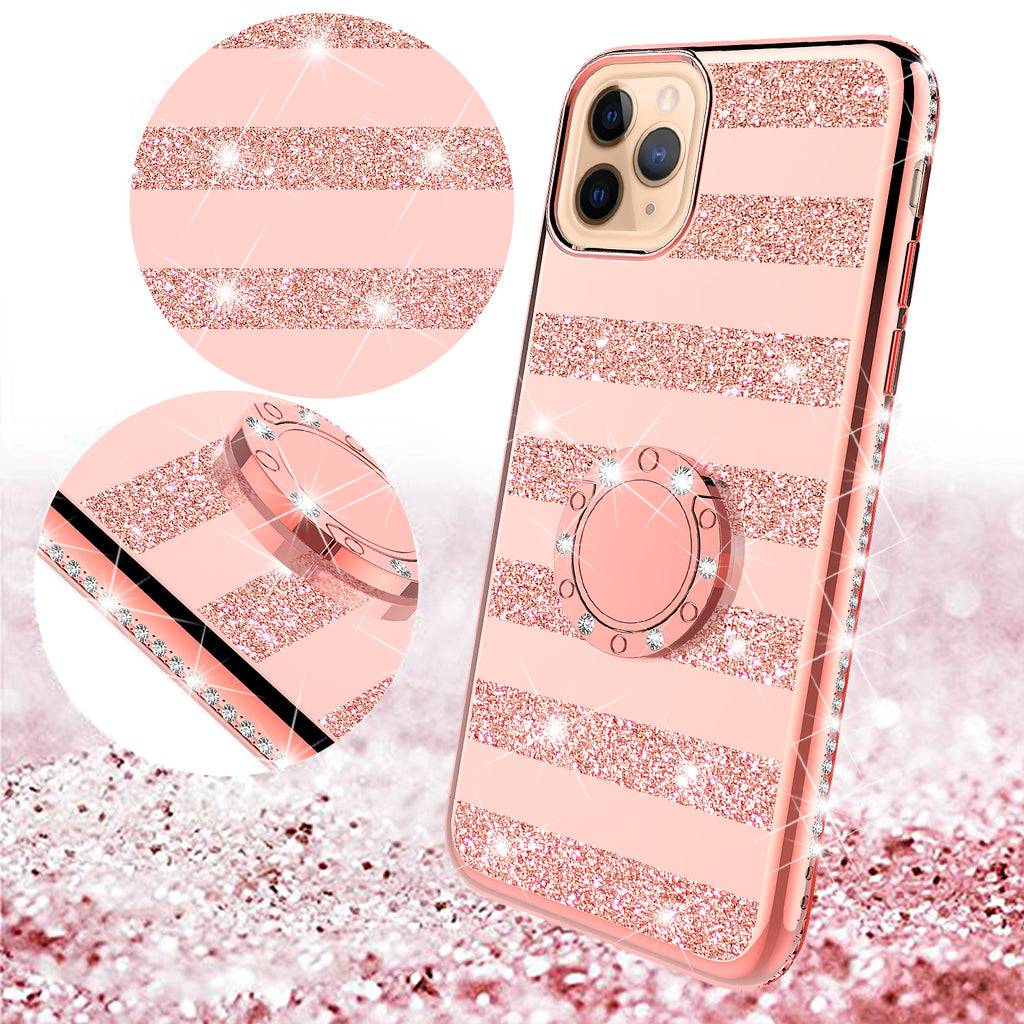 Glitter Cute Phone Case Girls Kickstand Compatible For Apple Iphone 11 Coverlab