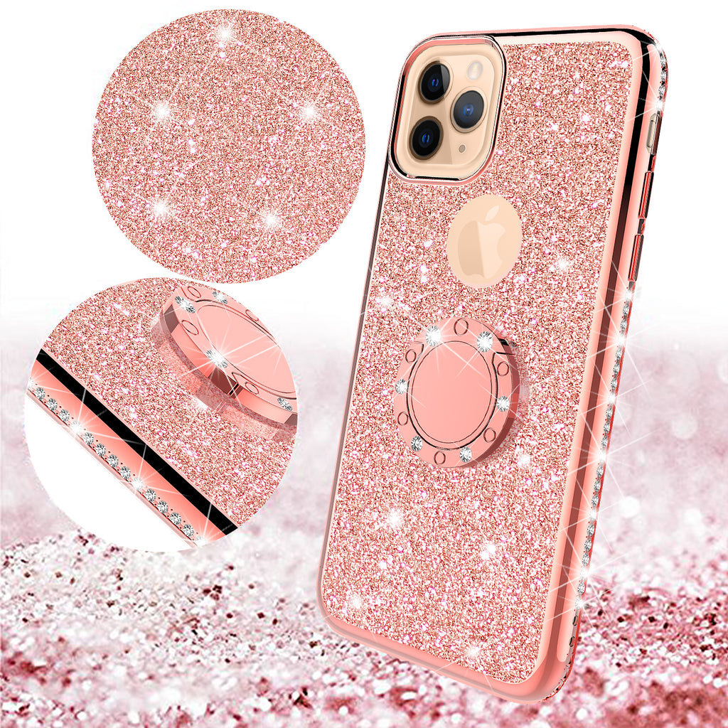 Apple Iphone 11 Case Glitter Cute Phone Case Girls With Kickstand Bli Spy Phone Cases And Accessories