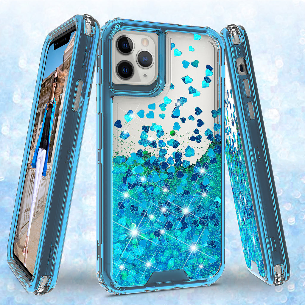Apple Iphone 12 Mini Case Hard Clear Glitter Sparkle Flowing Liquid He Spy Phone Cases And Accessories
