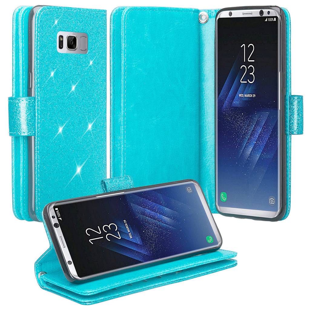 opzettelijk Gemaakt om te onthouden vroegrijp Galaxy S8 Plus Case, Samsung Galaxy S8 Plus Case, Glitter Faux Leather –  SPY Phone Cases and accessories