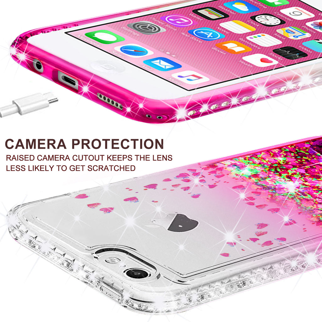 Apple Ipod Touch 6 Ipod Touch 5 Case Liquid Glitter Phone Case Waterf Coverlab