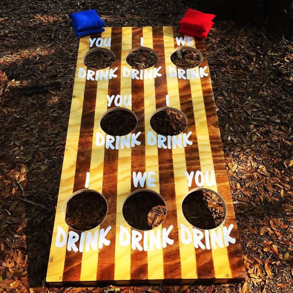 Drink-Up Bean Bag Toss Game 4 bags included – Cornhole By Blake