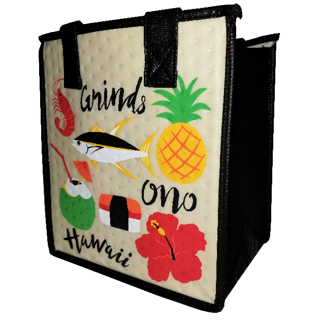 Tropical Paper Garden Hawaiian Hot Cold Reusable Small Bag Ono