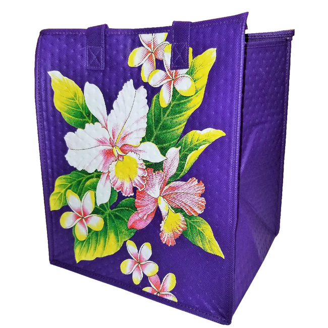 Tropical Paper Garden Hawaiian Hot Cold Insulated Large Bag Washy