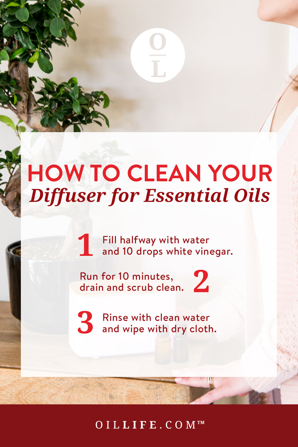 How to Clean Essential Oil Diffuser With Vinegar - 3 Steps