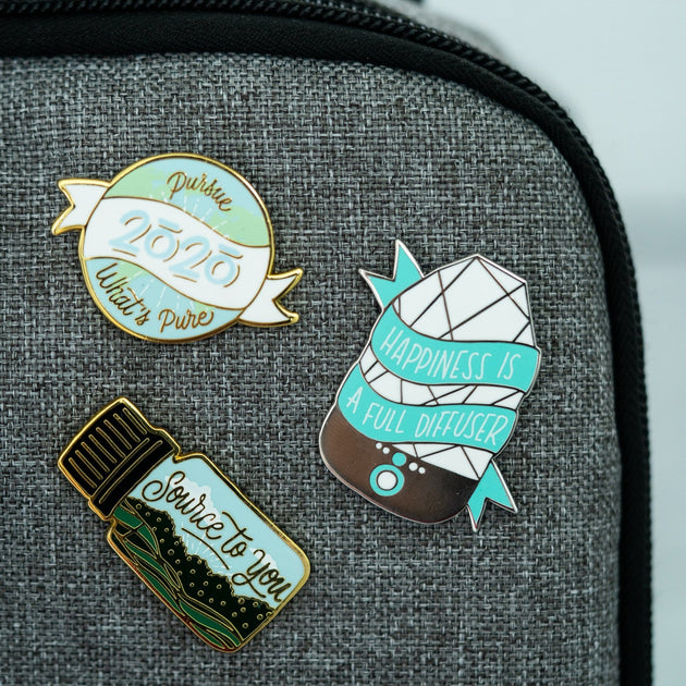 Essential Oil Themed Enamel Pins; Purchase Our Limited Edition Pins ...