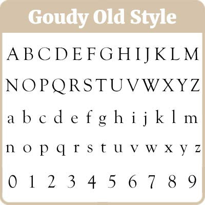 Goudy Old Style