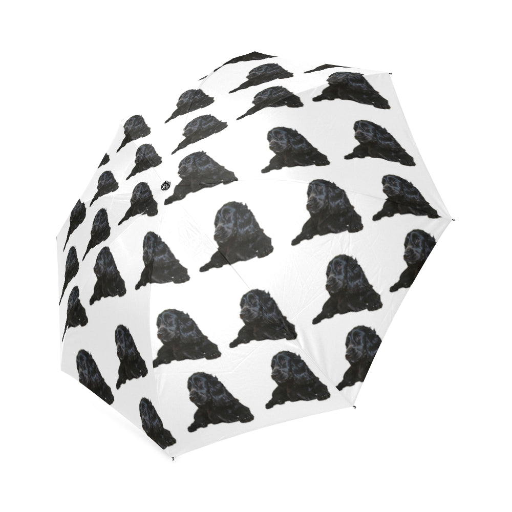 Cocker Spaniel Umbrella - Black on White - Cathy Ann's Deals