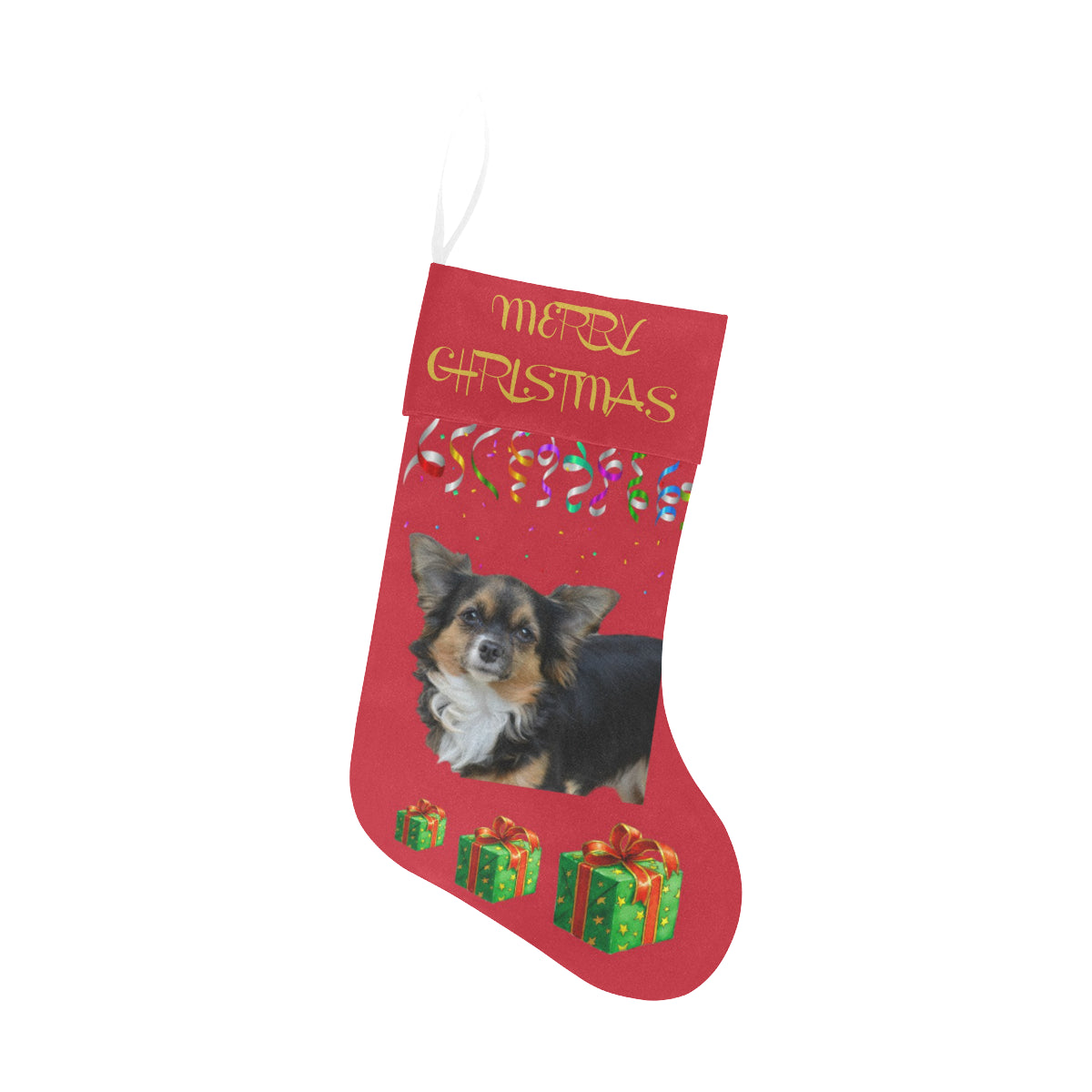 Chihuahua Christmas Dog Christmas Stocking Chihuahua Stocking