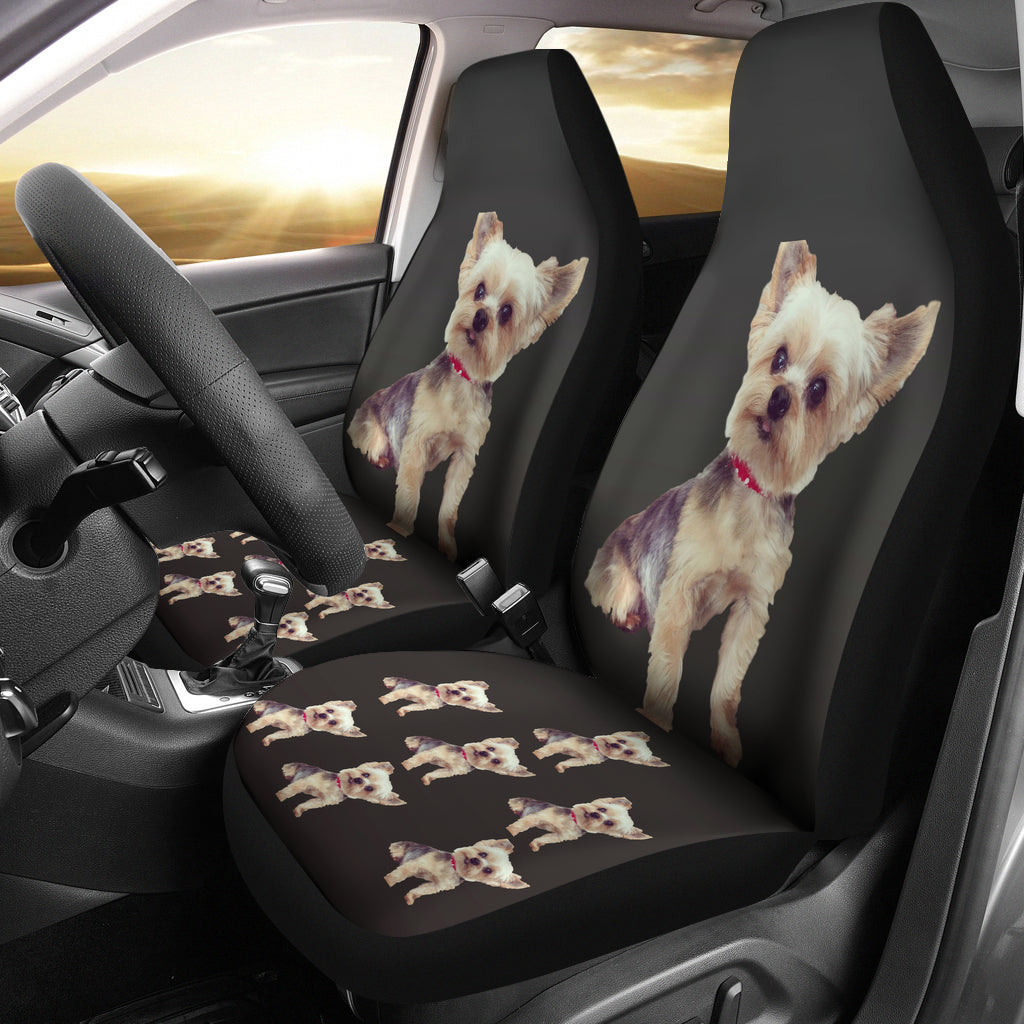 Yorkie Car Seat Cover (Set of 2 