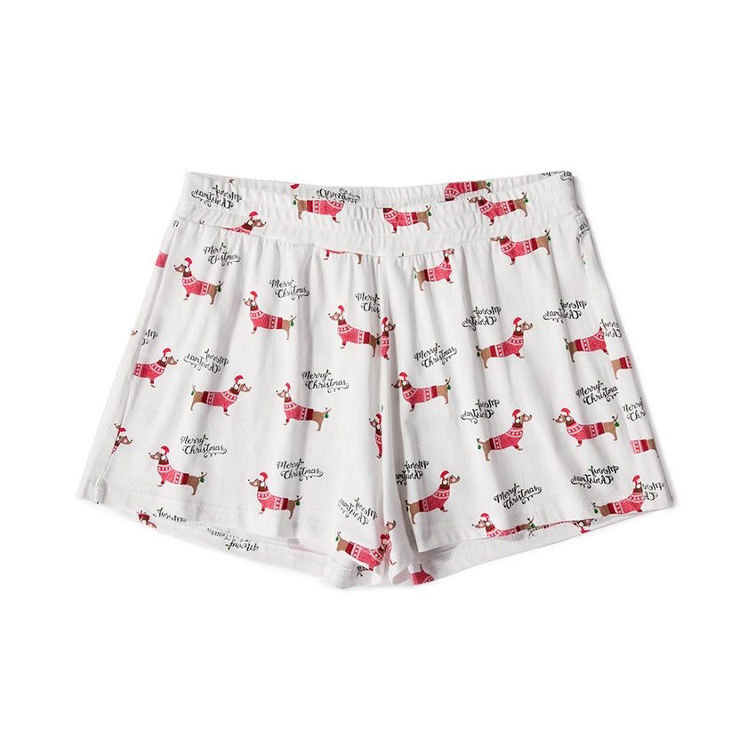 christmas pajama shorts