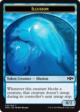 Lealdade em Ravnica - Token ilusão