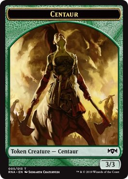 Lealdade em Ravnica - Token centauro