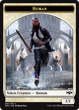 Lealdade em Ravnica - Token humano