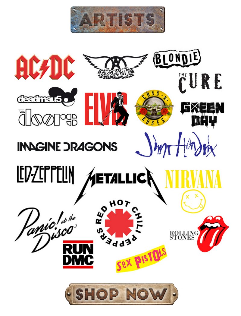 Classic Rock, Metal - Rock T Shirts 