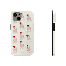 Load image into Gallery viewer, Christmas Cat Tough Case for iPhone with Wireless Charging
