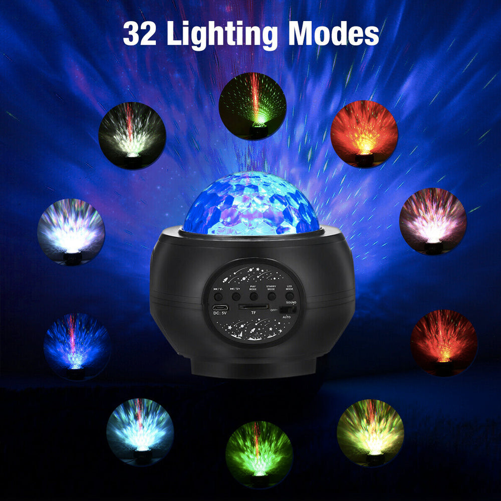 Outer Space LED Projector 32 Modes Bluetooth Speaker – Onetify
