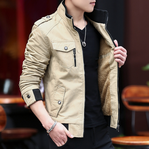 Mens Jacket with Military Style Design – Onetify