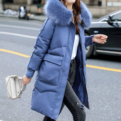 Womens Mid Length Big Pocket Zipper Jacket with Furry Hood – Amtify