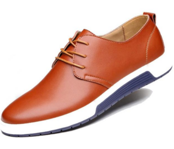 Mens Casual Daily Lace up Leather Shoes – Onetify