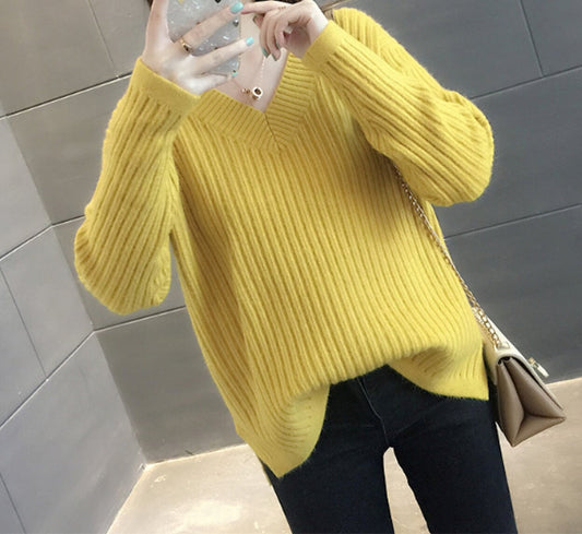 Relaxed Cozy Pullover Sweater