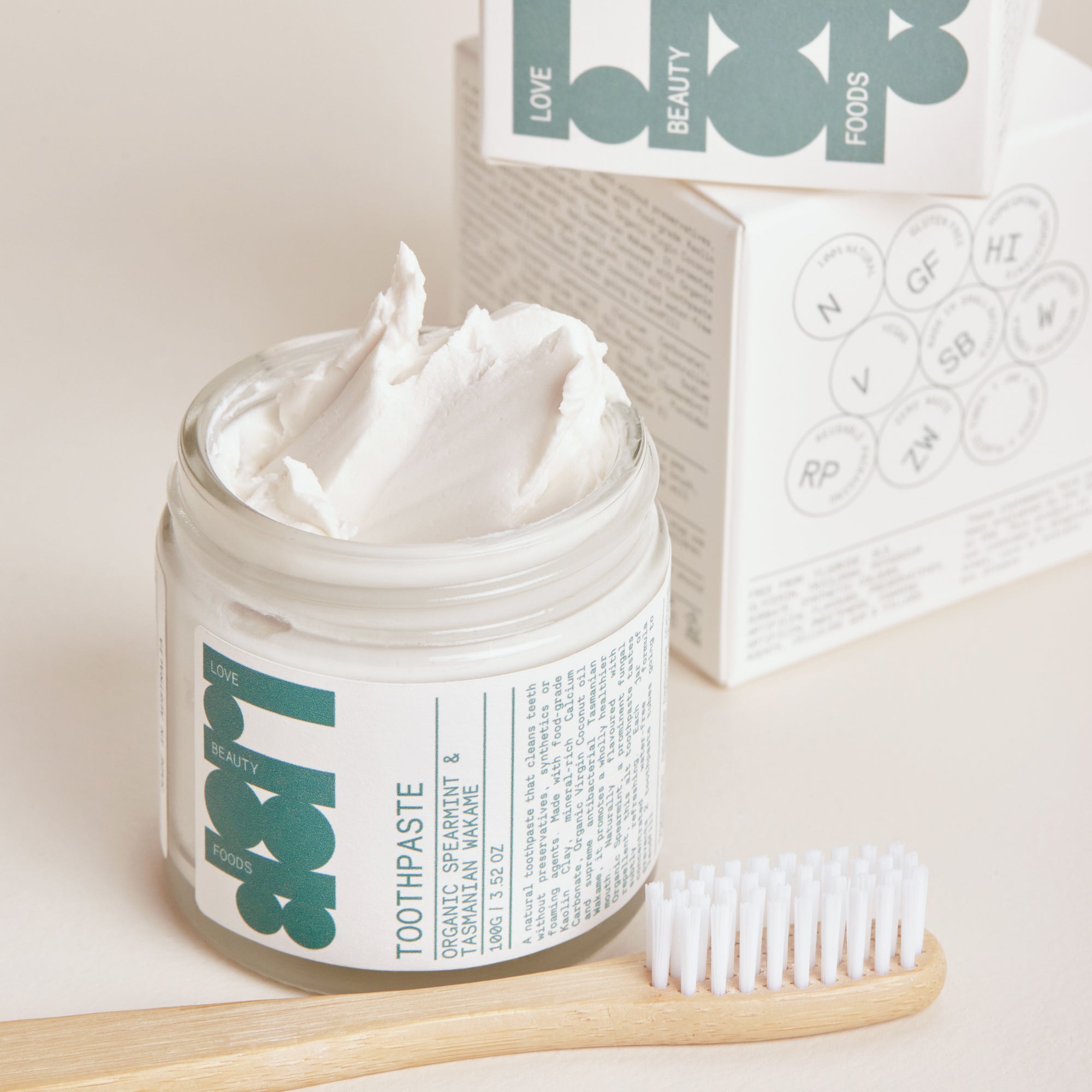 love beauty foods toothpaste