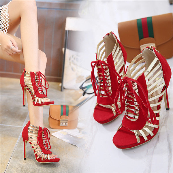 red prom shoes high heels