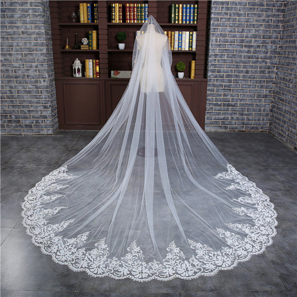 long train veil