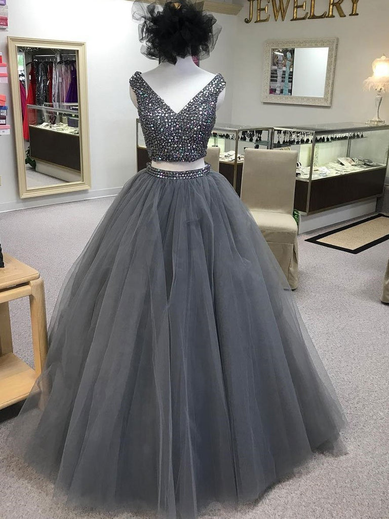 beautiful gray dresses