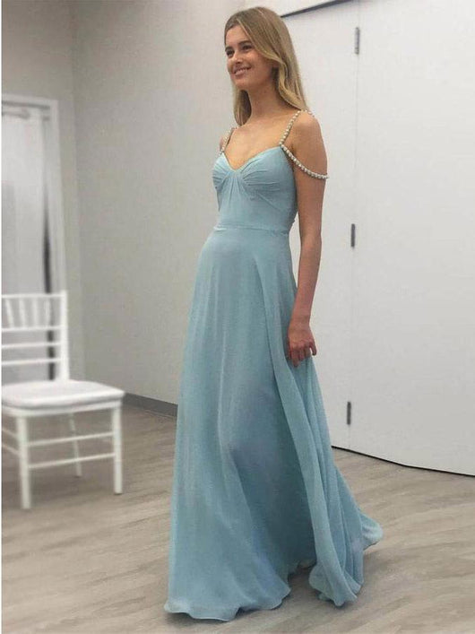 simple boho prom dress