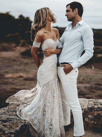 affordable beach wedding dresses