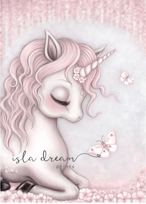 Mila the Unicorn Print