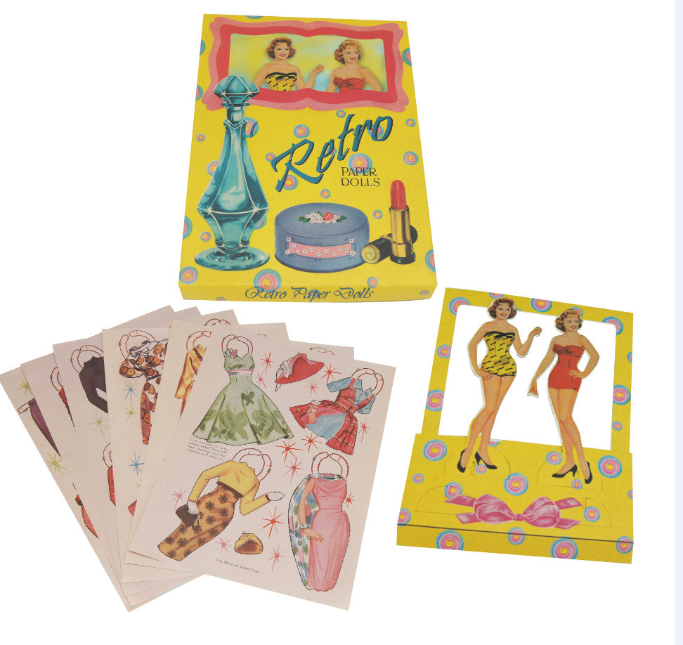 retro paper dolls