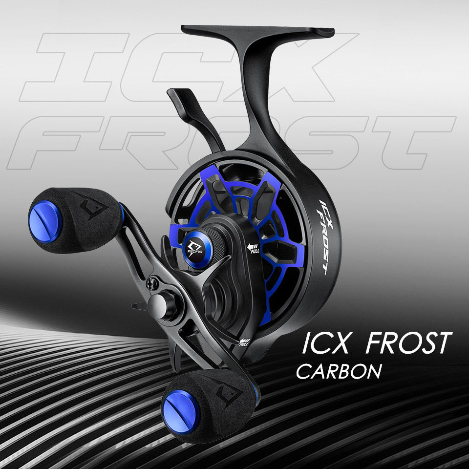 Ice Fishing Icx Frost Reel & Rod Combo Left Reel | Piscifun