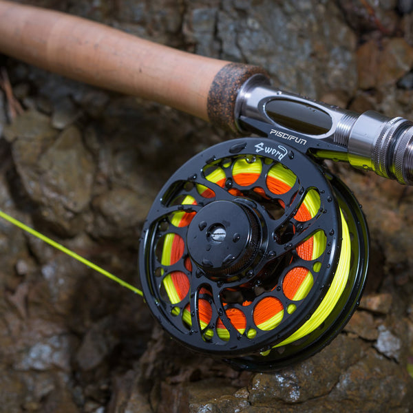 fly fishing reel logo