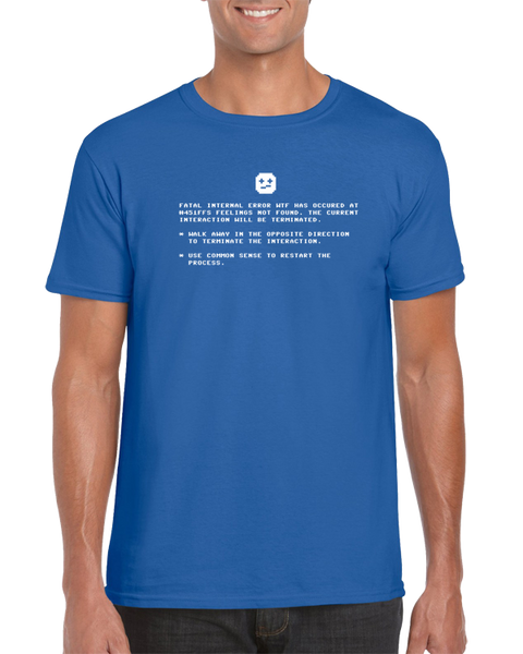 BSOD - BLUE SHIRT OF DISAPPOINTMENT Tee – Revolteez