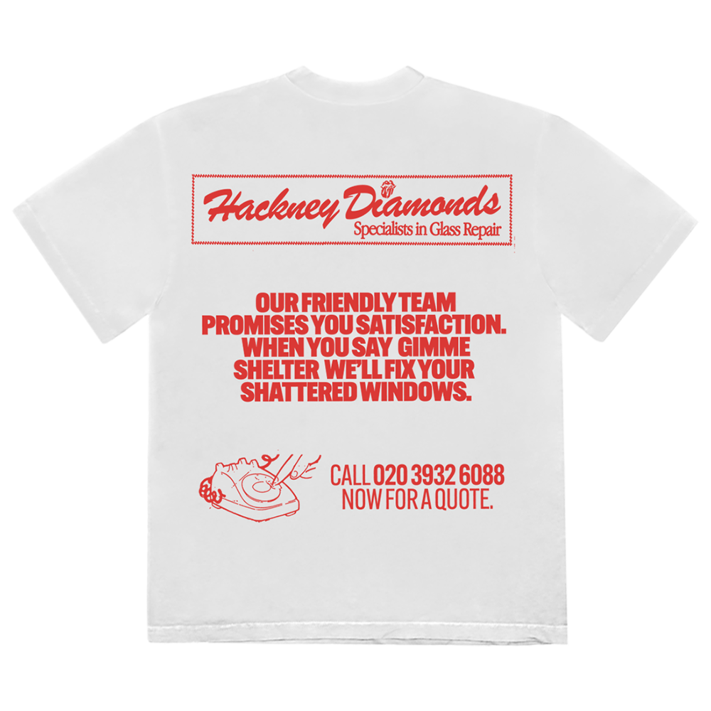 Hackney Diamonds Glass Repair T-Shirt