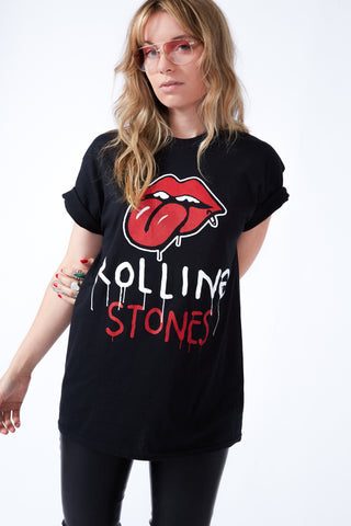 The Rolling Stones x Colorado Rockies MLB Hackey Diamonds Limited Edition  Vinyl Collection Collab T Shirt