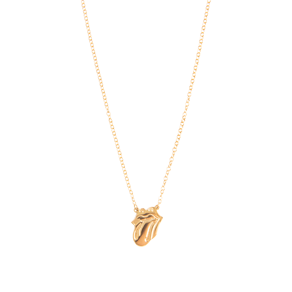 Gold Classic Tongue Necklace