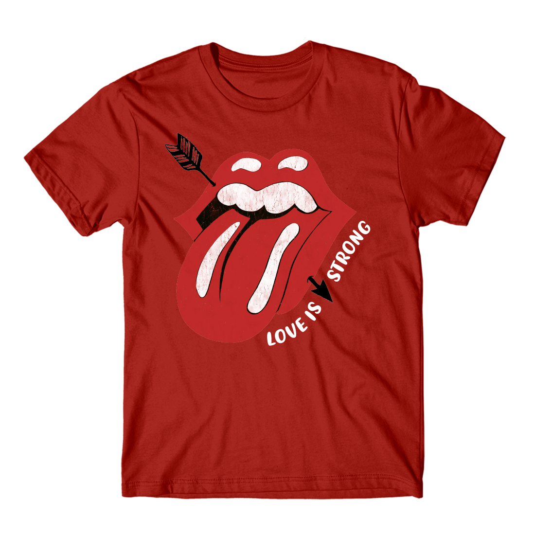 Love Is Strong Red T-Shirt