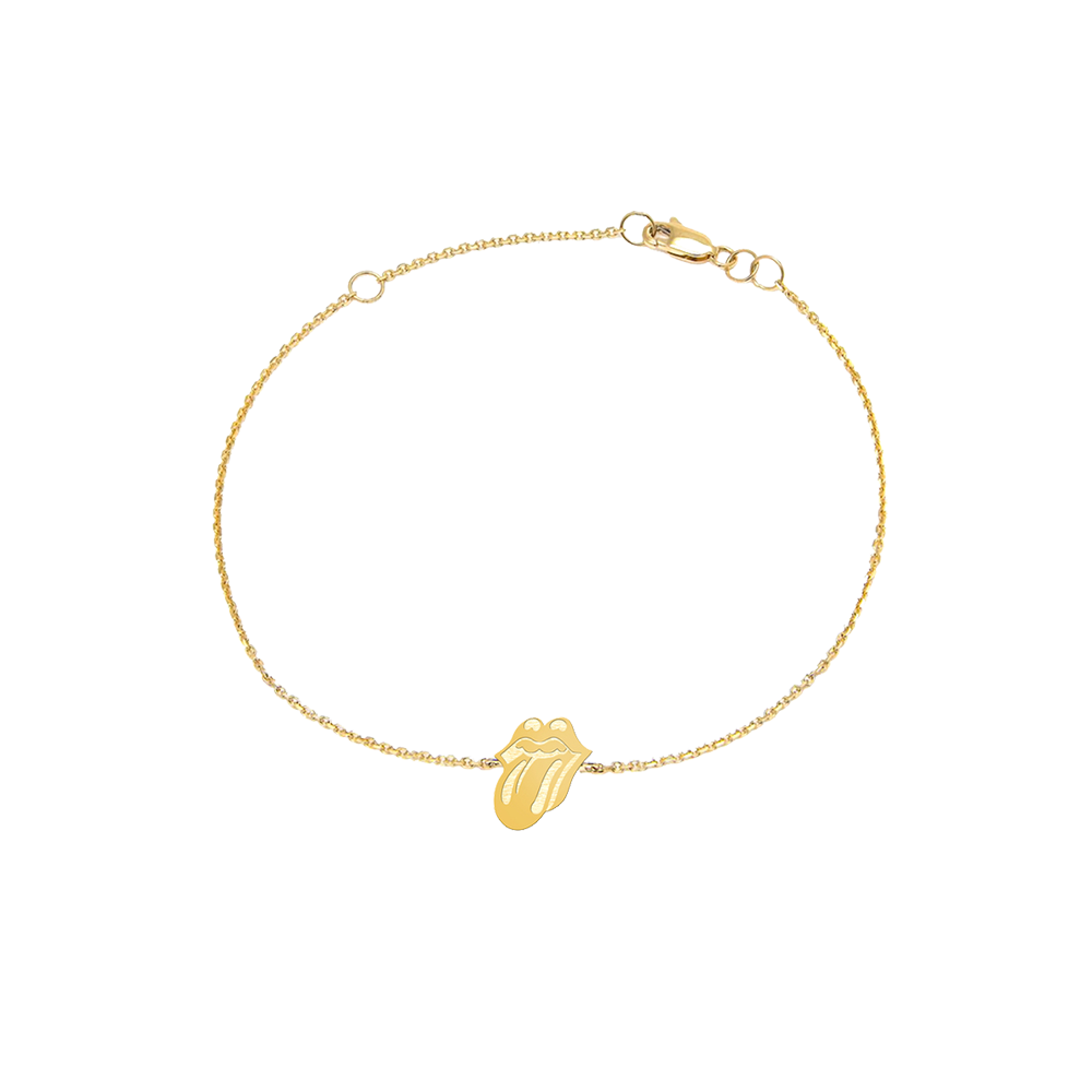 Gold Classic Tongue Bracelet