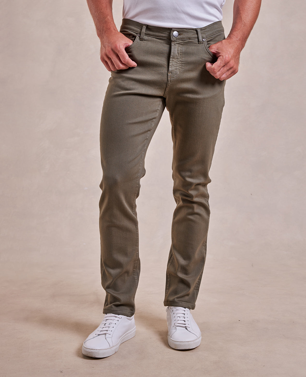 Image of R51 Pant - French Twill Stretch 5-Pocket - Fatigue