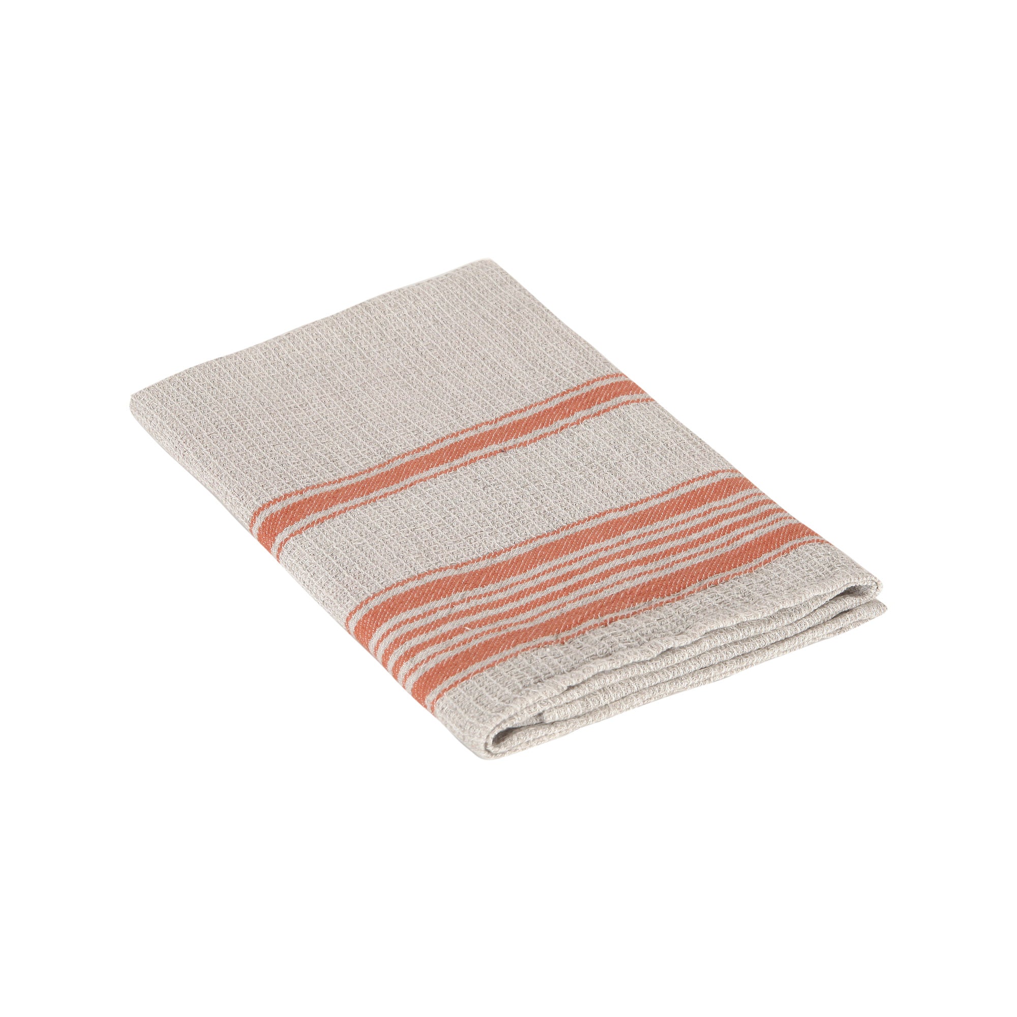 Rustic Napa Linen Kitchen Towel, Terracotta / 1